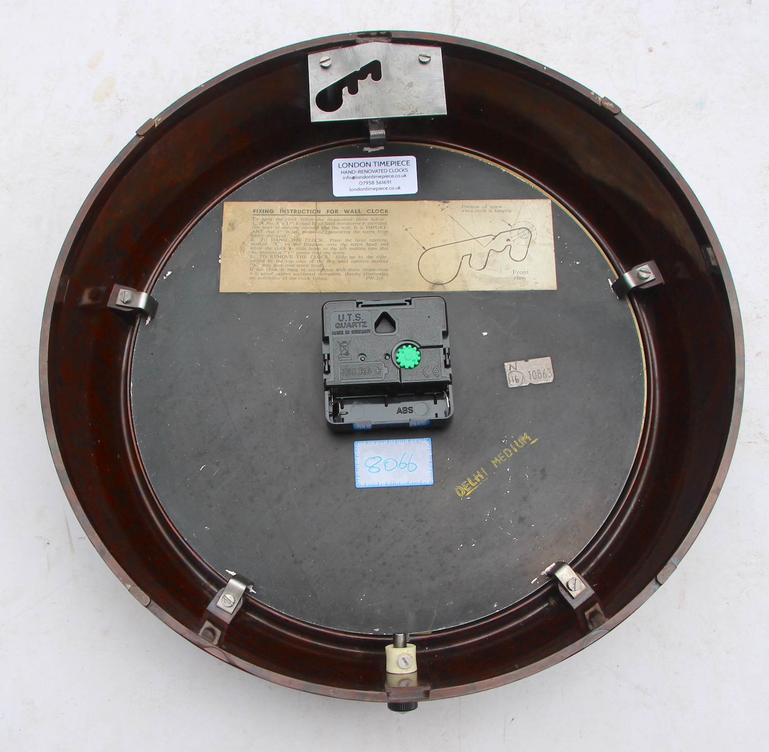 8066.vintage wall clock22