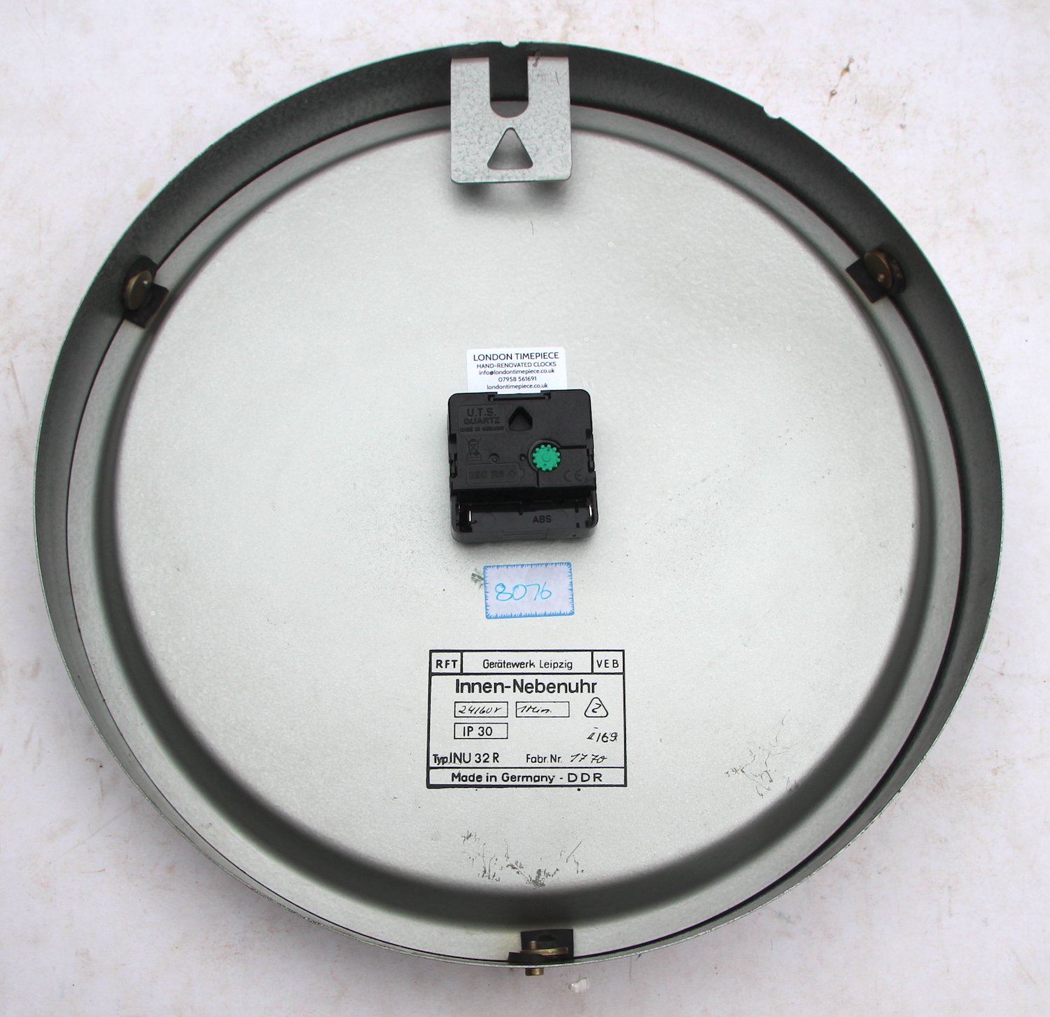 8076.vintage wall clock20