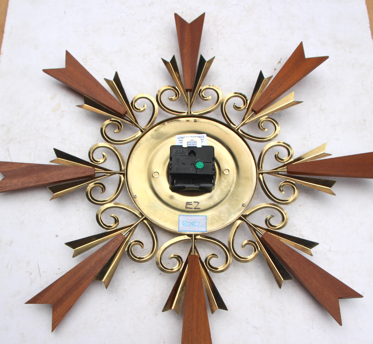 8082.vintage wall clock12